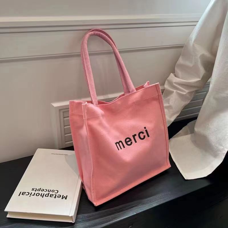 Túi Tote Mềm Đeo Vai Phong Cách Hàn Nhật Đơn Giản Cho Nữ túi máy tính xách tay giấy A4 túi hàng hóa Có thể đựng sách / máy tính bảng