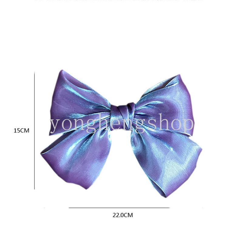 Kẹp Tóc Nơ Vải Satin Thời Trang Cho Nữ