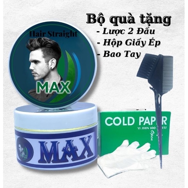 Combo Thuốc Ép Side Tóc Nam Ép Tóc Mai Cho Nam Kèm Bộ Dụng Cụ Làm Tóc