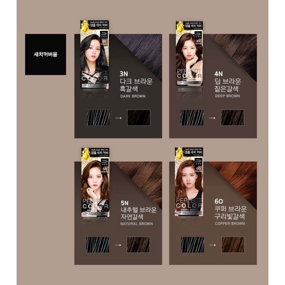 Thuốc nhuộm tóc Mise En Scene Perfect Color Hair Dye