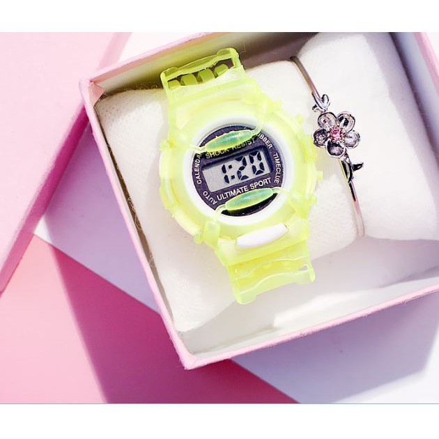 Đồng hồ điện tử đeo tay DODO dành cho trẻ em nhiều màu dễ thương