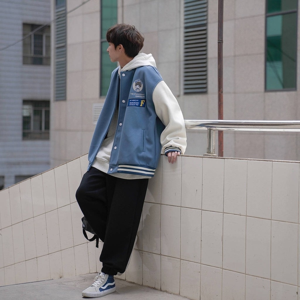 Áo khoác bomber nam nữ form rộng ulzzang  áo khoác nỉ bông unisex street style Hàn Quốc AKBBN LECHAU cao cấp rẻ siêu đẹp | BigBuy360 - bigbuy360.vn
