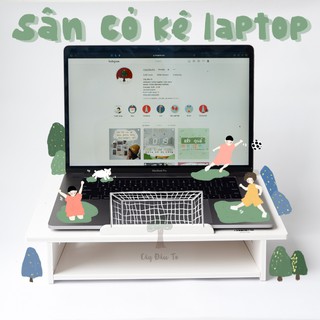 Kệ Màn Hình Giả Gỗ Làm Mát Máy Tính