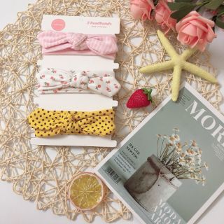 Set 3 turban, băng đô cute cho bé (giao set ngẫu nhiên)