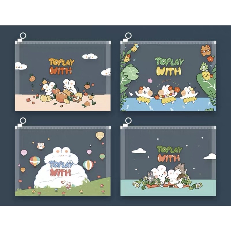 Bìa sơ mi kéo dễ thương