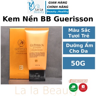 Kem nền BB Guerisson 9 Complex 50g cream che khuyết điểm cho da nhạy cảm da dầu mụn kem mac cilo fit me La La Cosmetic