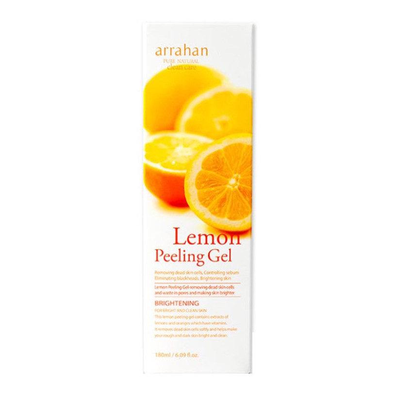 Kem Tẩy Tế Bào Chết Và Làm Mềm Da Arrahan Pure Natural Clean Care Lemon Peeling Gel 180ml