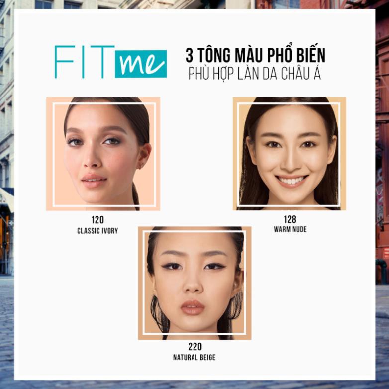 Kem Nền Mịn Nhẹ Kiềm Dầu Fit Me Dạng Gói Maybelline New York Matte Poreless Foundation 5ml ZKM