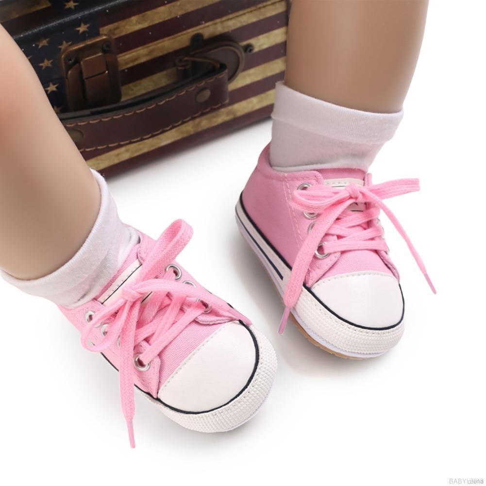 Giày vải canvas chống trượt thiết kế xinh xắn dành cho bé tập đi