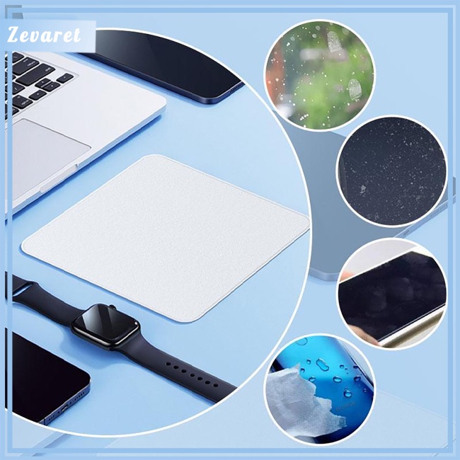 Khăn Lau Màn Hình Điện Thoại iPhone Macbook iPad Chất Liệu Sợi Microfiber Mềm Có Thể Tái Sử Dụng