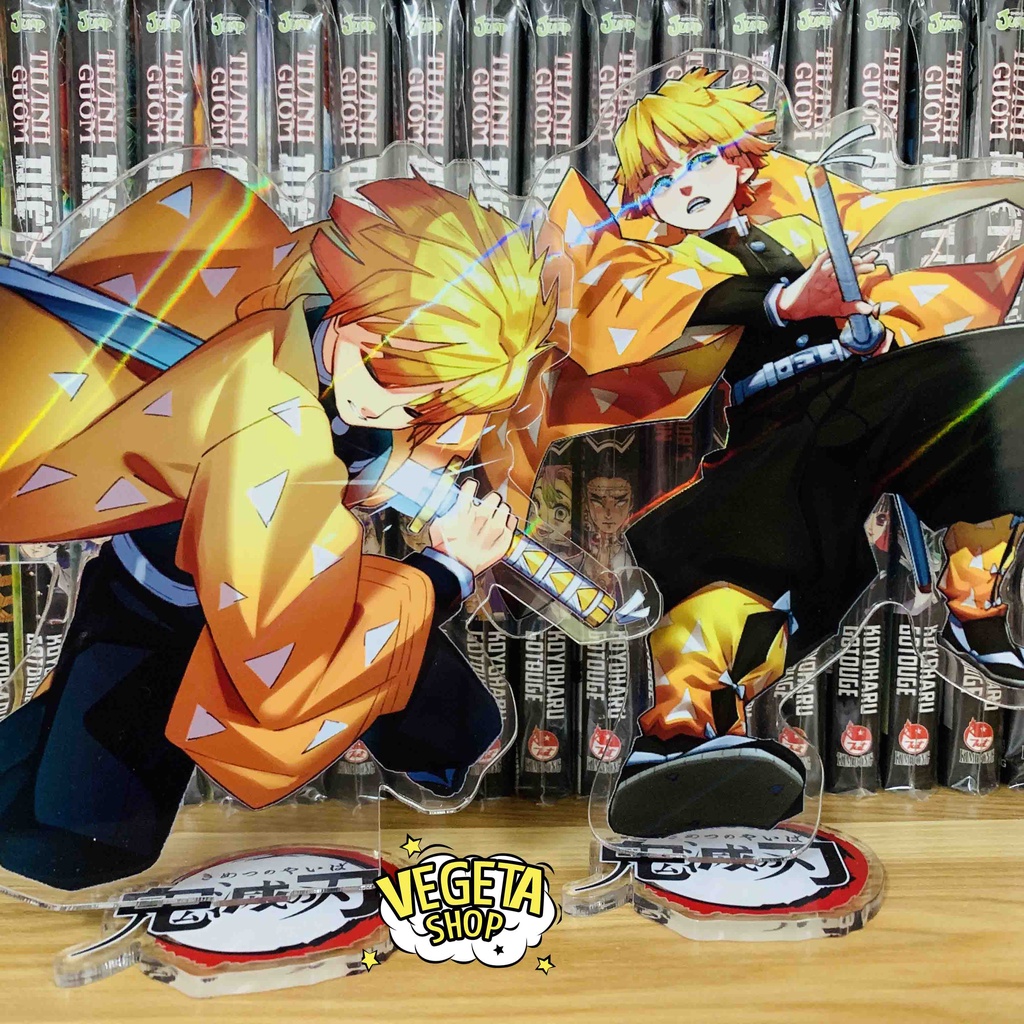 Mô Hình Tượng Standee Acrylic Mica 2 mặt Thanh Gươm Diệt Quỷ - Kimetsu No Yaiba - Tanjiro Nezuko Zenitsu Muichiro Tokito