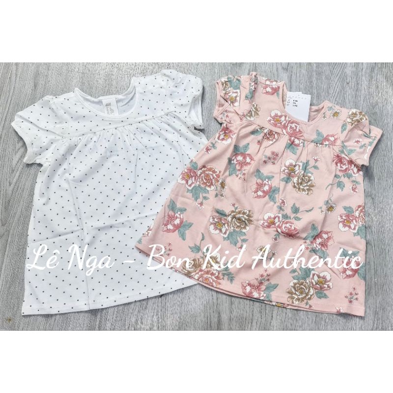 [FORM RỘNG] Set 2 váy HM US chính hãng sz từ 4-6m đến 3-4y