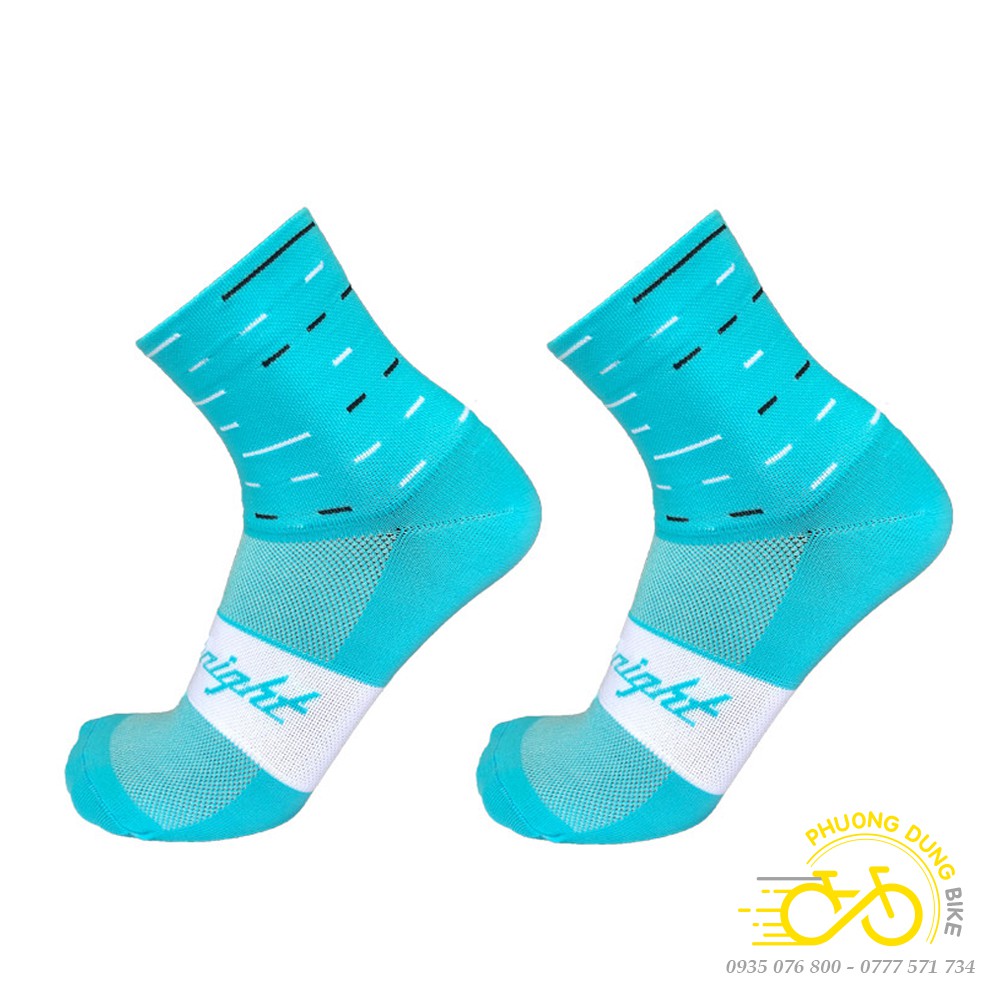 Tất  chân thể thao đi xe đạp SKY NIGHT - Phối gạch Ngang
