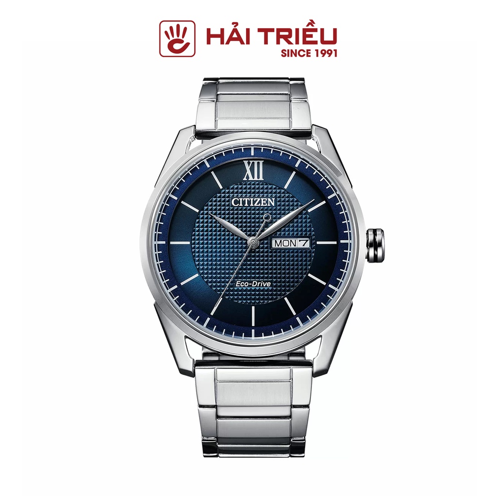 Đồng hồ nam Citizen Eco Drive AW0081-89L dây kim loại chính hãng Đồng Hồ Hải Triều