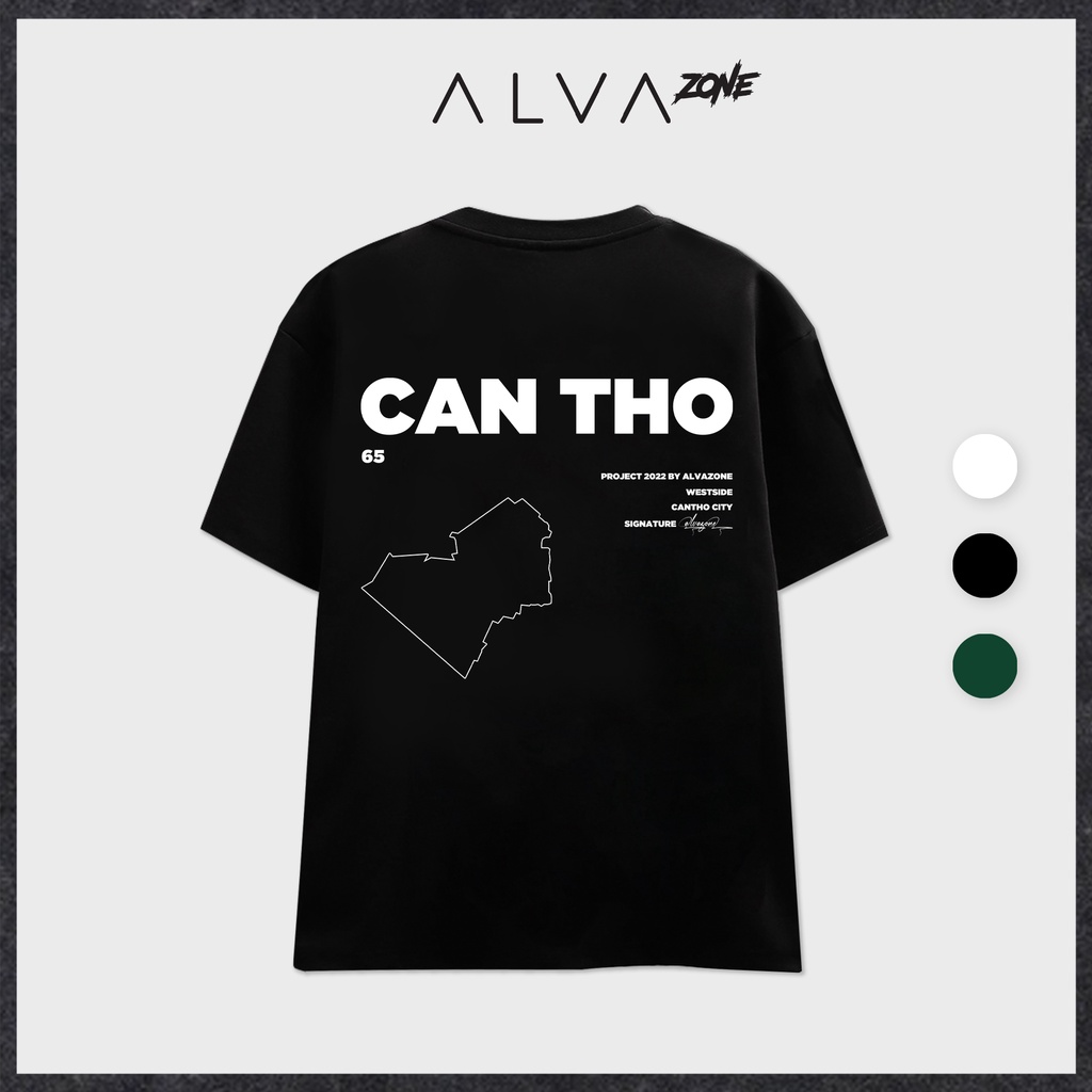 Áo Thun Cần Thơ LocalBrand Phông Cổ Tròn Tay Lỡ Unisex Nam Nữ Thế Hệ Genz