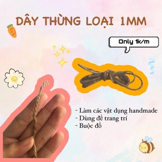 1m dây thừng trang trí loại 2mm