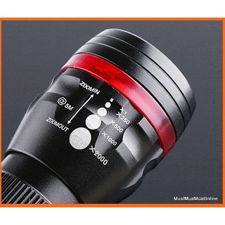Đèn Pin Mini Cầm Tay Siêu Sáng X2000