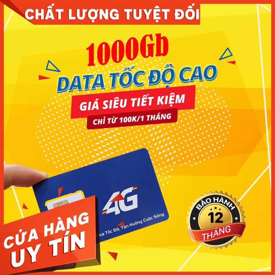 [SIM Mobifone VPB51] Sim 4G Mobifone Trọn Gói 1 Năm Không Giới Hạn Dung Lượng Tốc Độ Cao