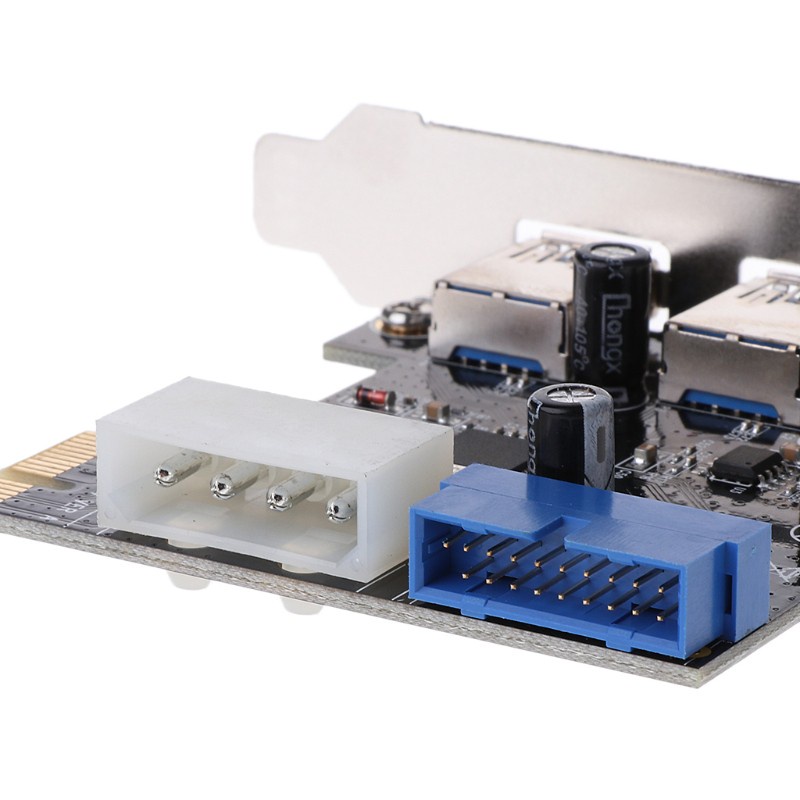 Card Mở Rộng Usb 3.0 X2 Pci-E 19pin Pcie 4pin