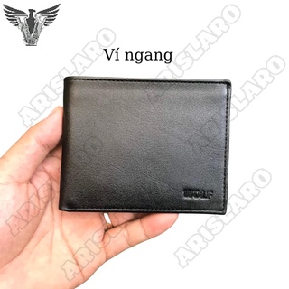 Ví nam da bò cao cấp đựng tiền đựng thẻ nhỏ gọn tiện lợi Arislaro