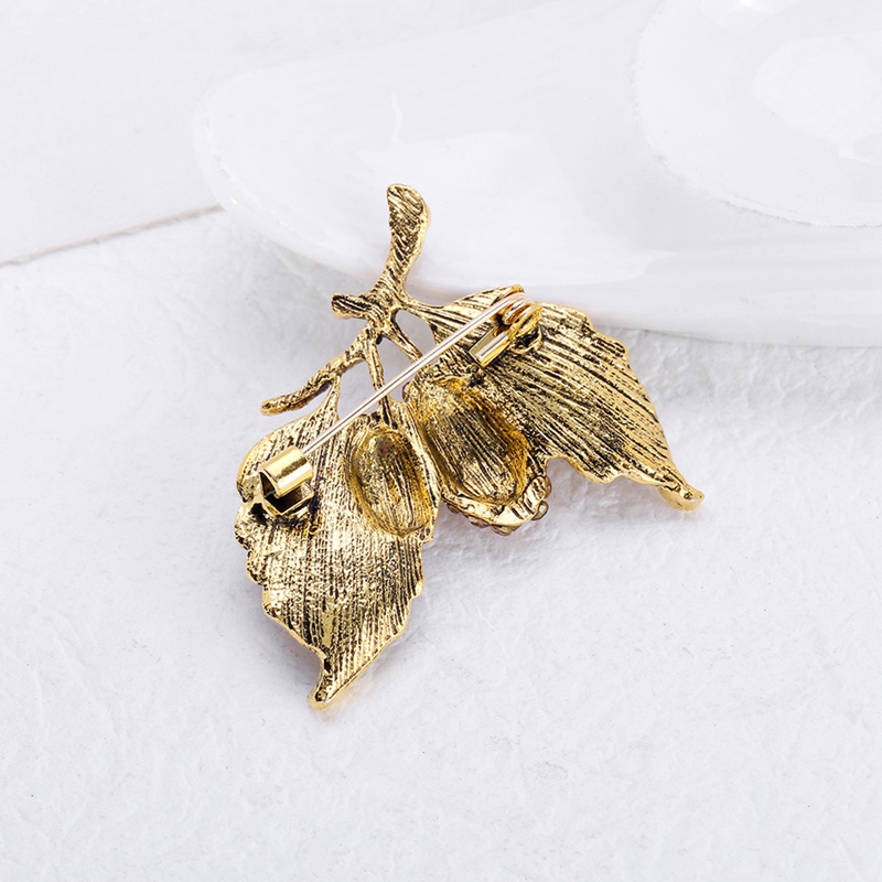 Ghim Cài Áo Hình Cành Cây Bằng Nhựa Phong Cách Vintage Mới