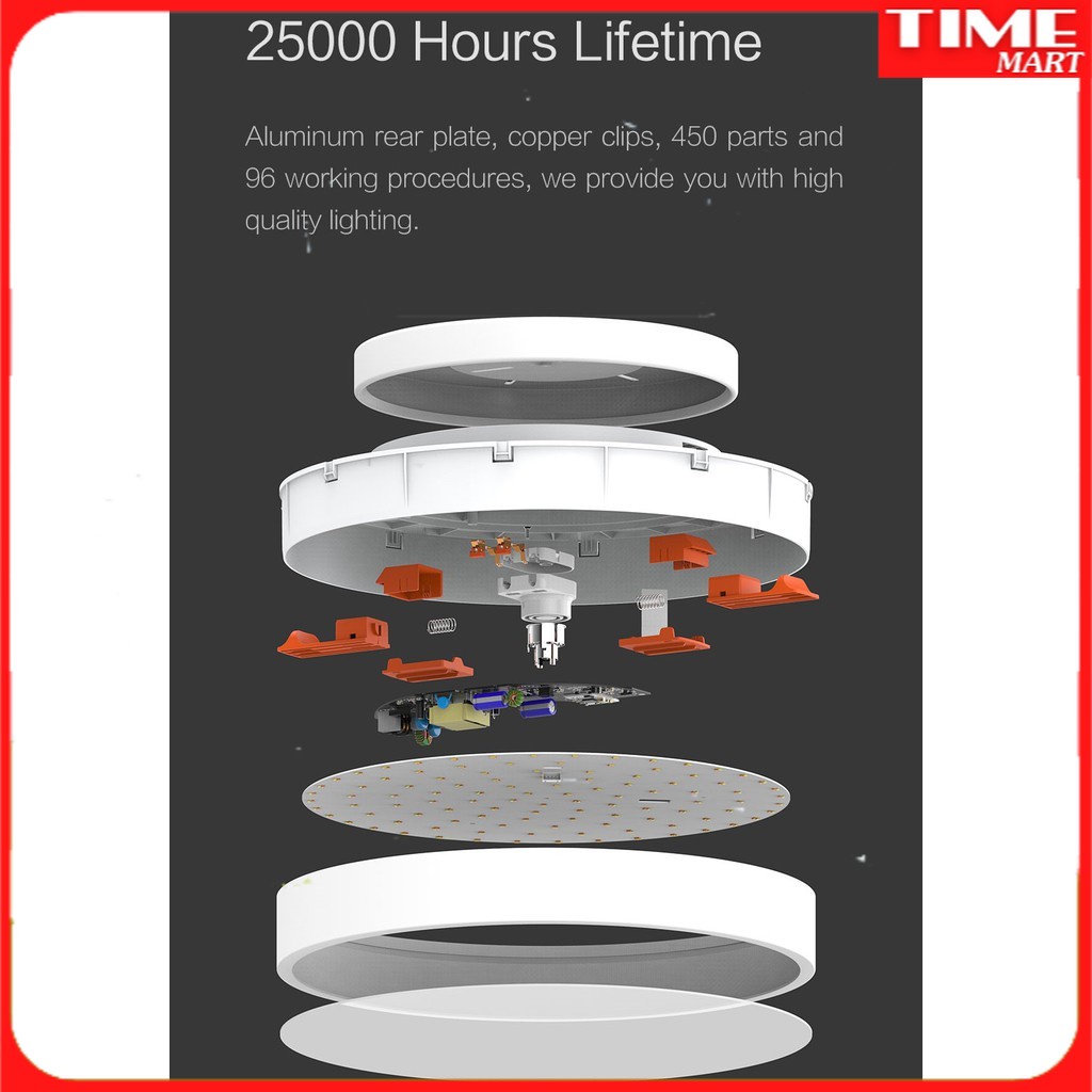 YEELIGHT LED PRO 320mm - ĐÈN LED ỐP TRẦN THÔNG MINH T[TIME_MART siêu thị tiện ích gia đình]