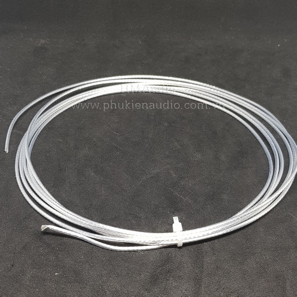 Dây cáp tai nghe đồng mạ bạc OFC đường kính 2.0mm