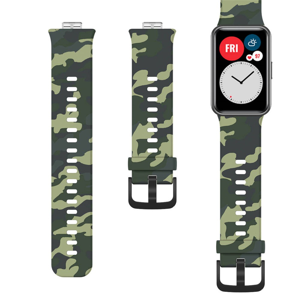 Dây đeo silicone cho đồng hồ thông minh Huawei Watch Fit