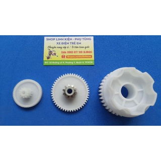 Combo bánh răng lẻ động cơ WSJ dùng motor rs550