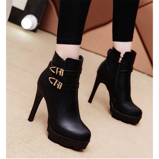 Giày Boot nữ cao gót thời trang B083