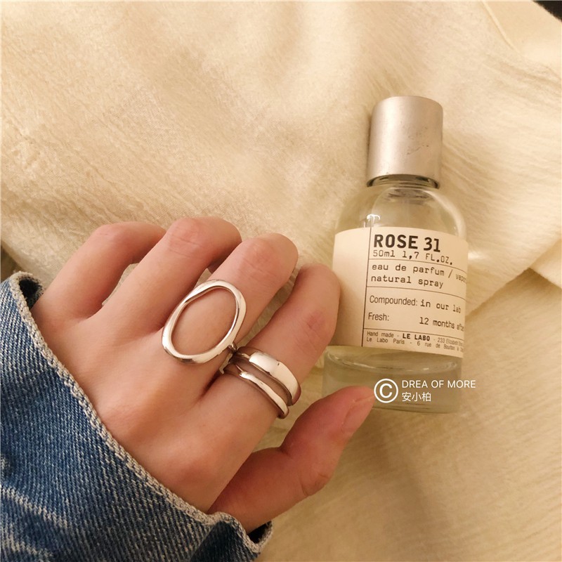 Nhẫn Hở Hình Oval B856