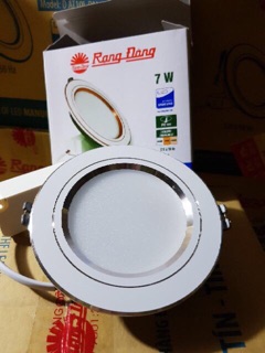 Đèn led âm trần rạng đông 7w đổi màu