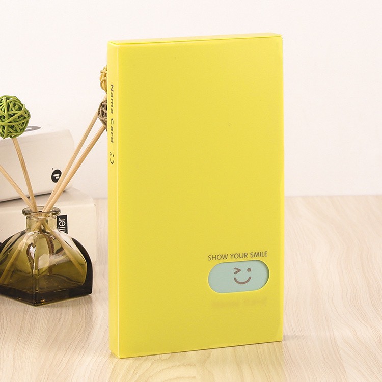Sổ đựng lomo, ảnh in mini card 240 mặt cười card sắc màu cúc bấm