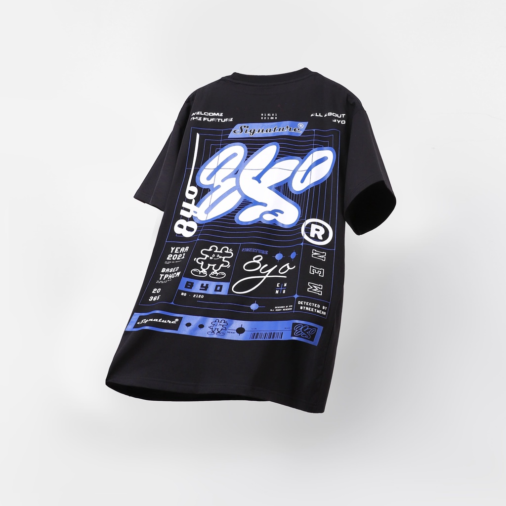 Áo thun 8YO Signature 4.0 Tee - Đen