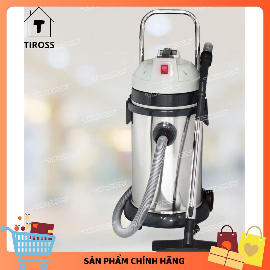 [Tiross123] Máy Hút Bụi Công Nghiệp Tiross TS9303, Công suất 1600W, sx tại Malaisya, bảo hành 12 tháng