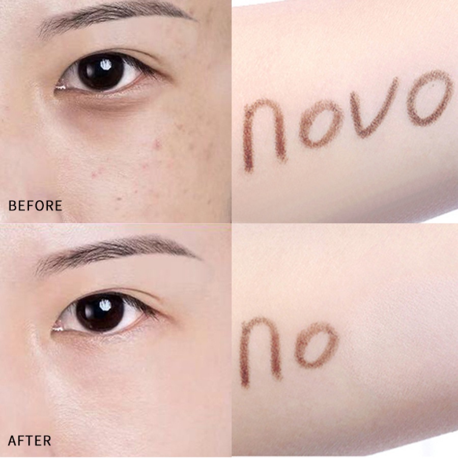 Phấn Nước NOVO Da Beo Hồng Che Khuyết Điểm Toàn Diện Dưỡng Ẩm Chống Thấm Nước