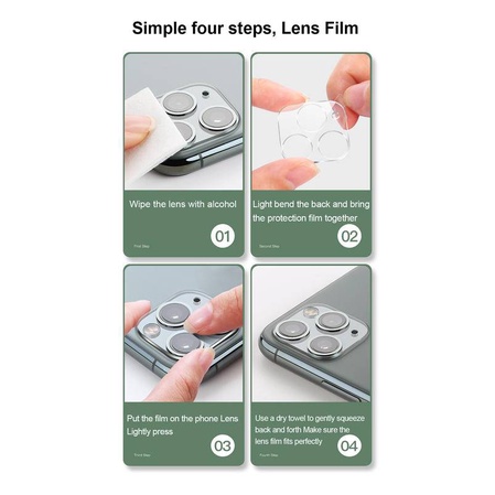 1/2 Kính cường lực bảo vệ camera sau thích hợp cho iPhone 13 Pro Max 13 Pro Max