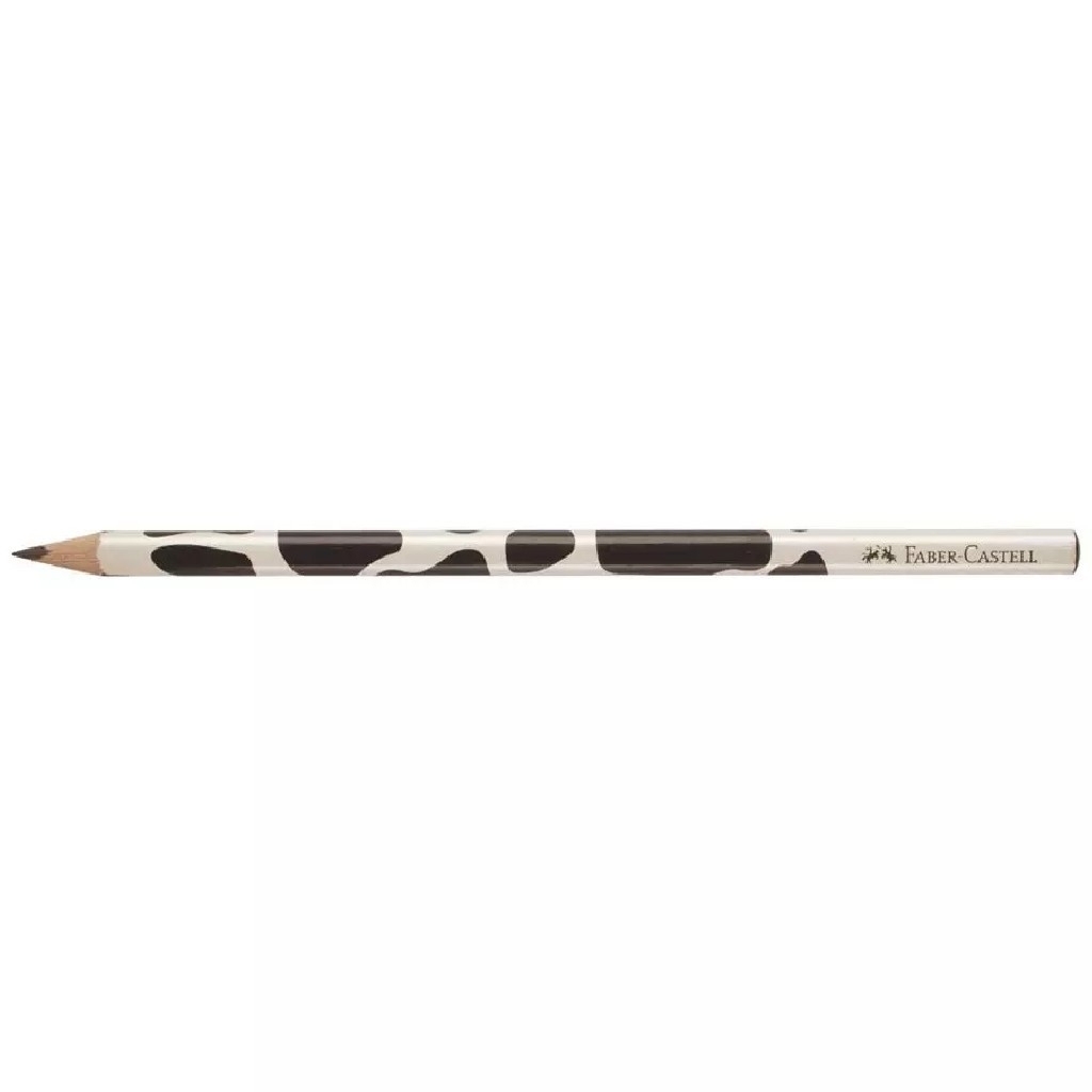 Bộ 4 Bút Chì Đen Assorted Motif Faber-Castell-118364P (Bee + Cow + Giraffe + Lady Bug)