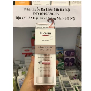 Tinh chất dưỡng trắng da mờ thâm nám Eucerin serum Ultra Ưhite+ Double Booster