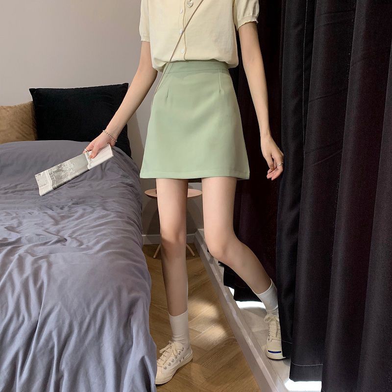 Chân Váy Chữ A Lưng Cao Phong Cách Hàn Quốc Thời Trang Cho Nữ | BigBuy360 - bigbuy360.vn