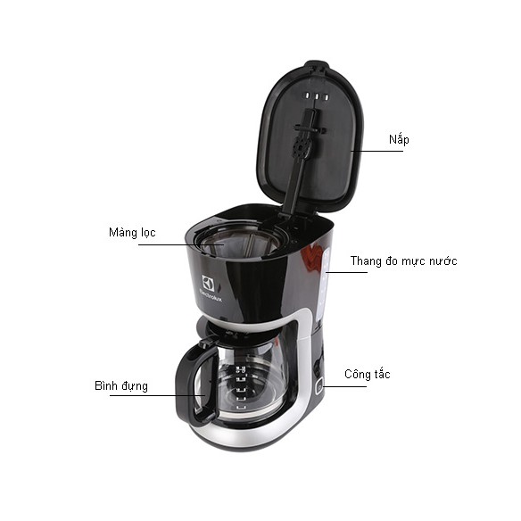 Máy pha café Electrolux 1.5L - ECM3505