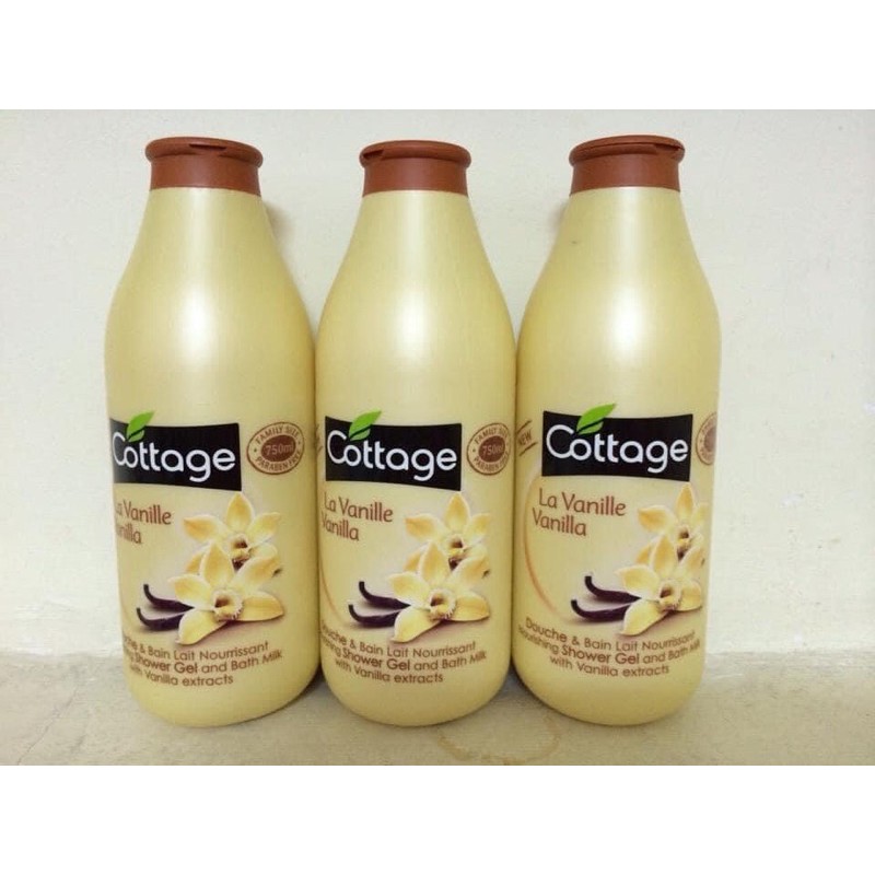 Sữa tắm dưỡng thể trắng da mùi hương trái cây  Cottage - Pháp 750ml - 2Do Comestics | BigBuy360 - bigbuy360.vn