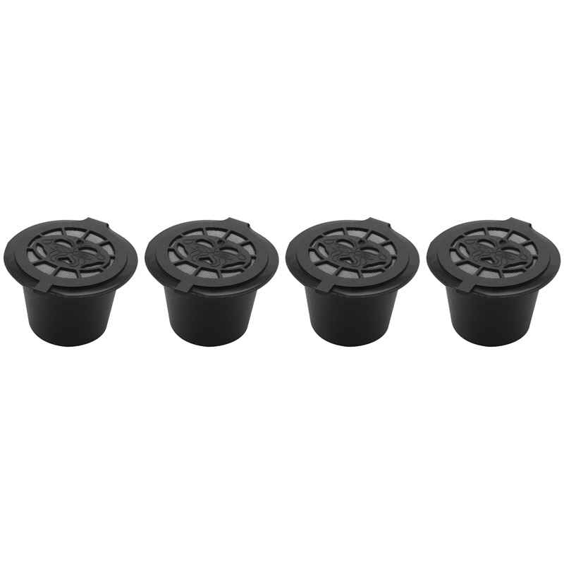 Set 4 Phin Lọc Cà Phê Kèm Muỗng Cho Máy Pha Cà Phê Nespresso