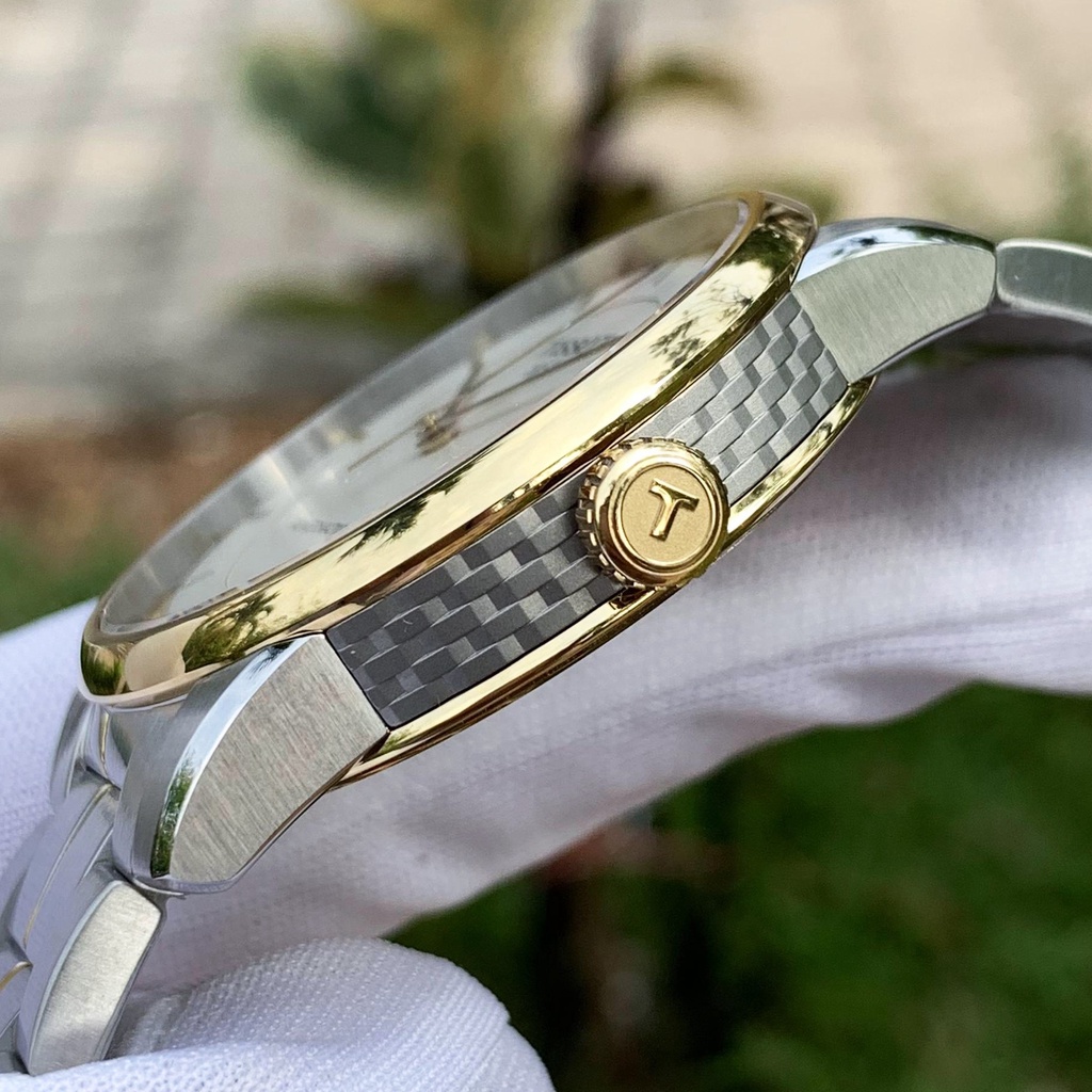 Đồng hồ nam Tissot Luxury Ivory Demi Gold – T086.407.22.261.00   Men's Watch - Automatic - Kính Sapphire [ Chính hãng ]