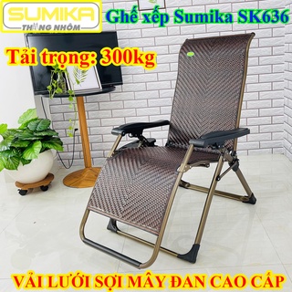 Mua Ghế xếp thư giãn Sumika SK636 lưới mây đan cao cấp  nhập khẩu 100% tiêu chuẩn Châu Âu thiết kệ gọn nhẹ thông minh tiện l