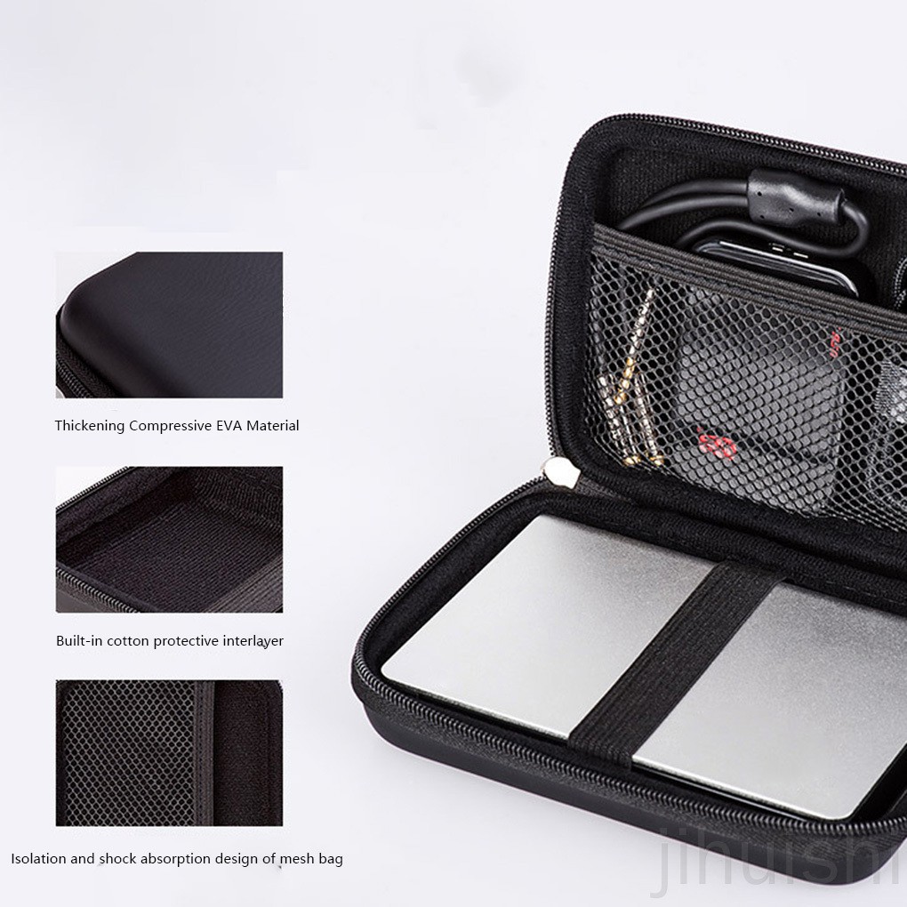 Túi Đựng Ổ Cứng Di Động 2.5-inch Màu Đen Tiện Dụng | BigBuy360 - bigbuy360.vn