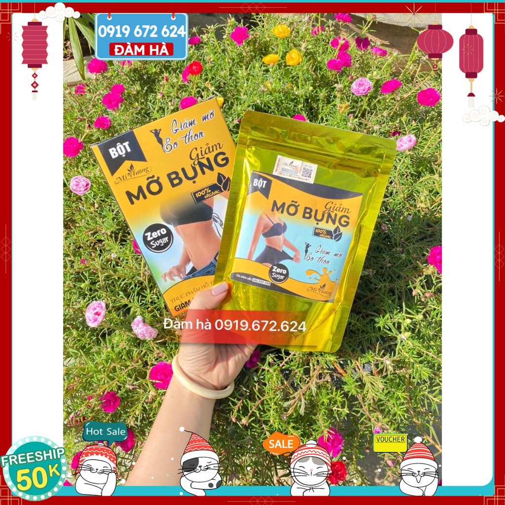 bột Giảm Mỡ Bụng Mị Hương - giảm cân mị hương sẵn hàng