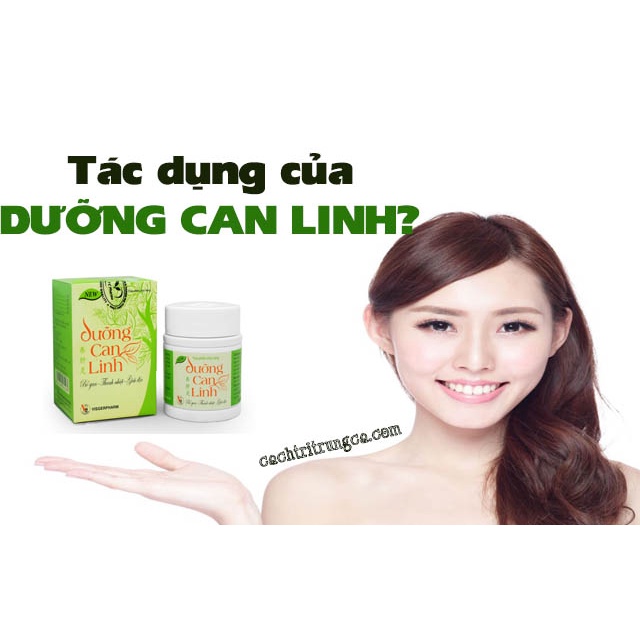 Dưỡng can linh - bổ gan thanh nhiệt hỗ trợ chức năng giải độc gan