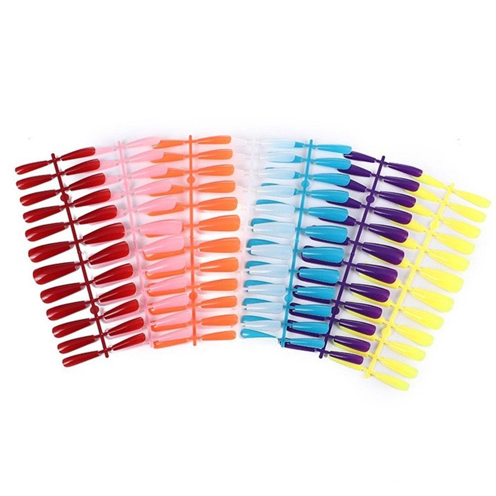 Bộ 24 Móng Tay Giả Nối Dài Bằng Acrylic Che Phủ Toàn Diện