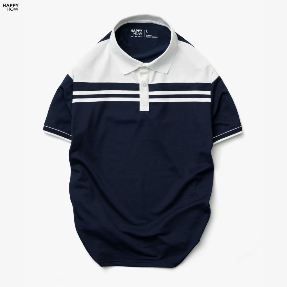 Áo Polo nam cổ bẻ phối DON vải cá sấu Cotton xuất xịn, chuẩn form, sang trọng - lịch lãm - HAPPYHOW !